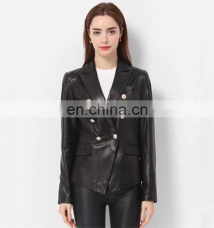 2016 Fashionable New Style Women Jacket Lover's Clothes With Mickey Minnie Mouse Pattern Genuine Real Sheepskin Leacher Jacket