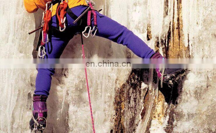 2015 novelty bulk carabiner hook with leather loop keyring holders wholesale