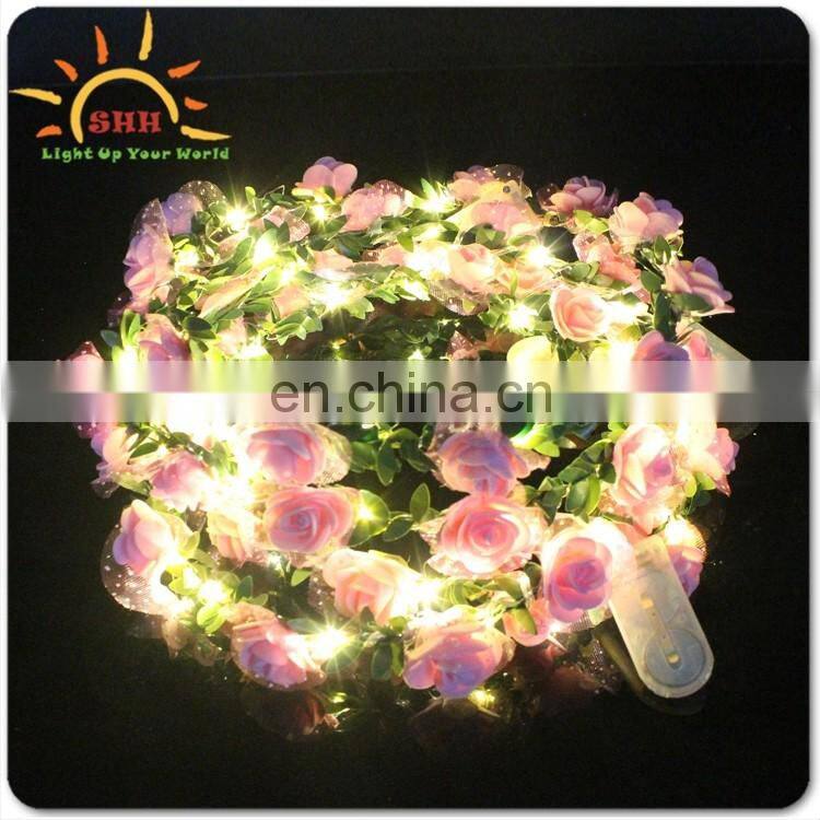 Popular product LED lighting up Crown Rose Flower