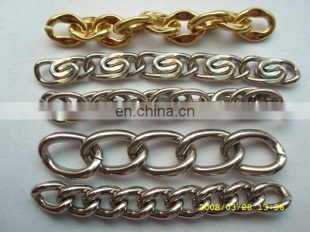 Hot sale 18K plated gold chain for men and women handbag decoration
