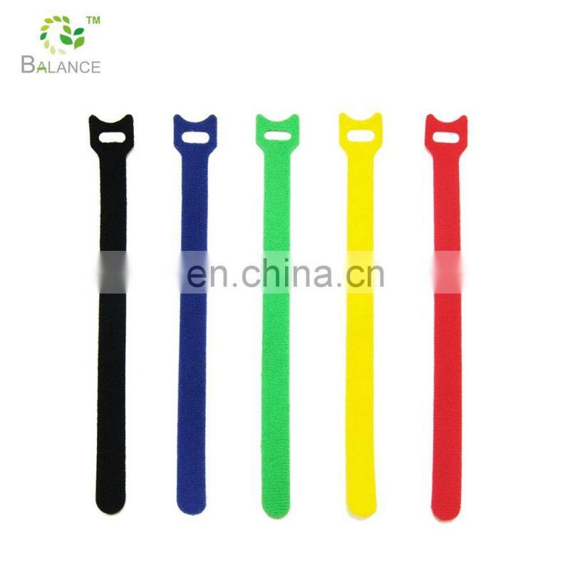 hook and loop type wire cable management wrap wire strap