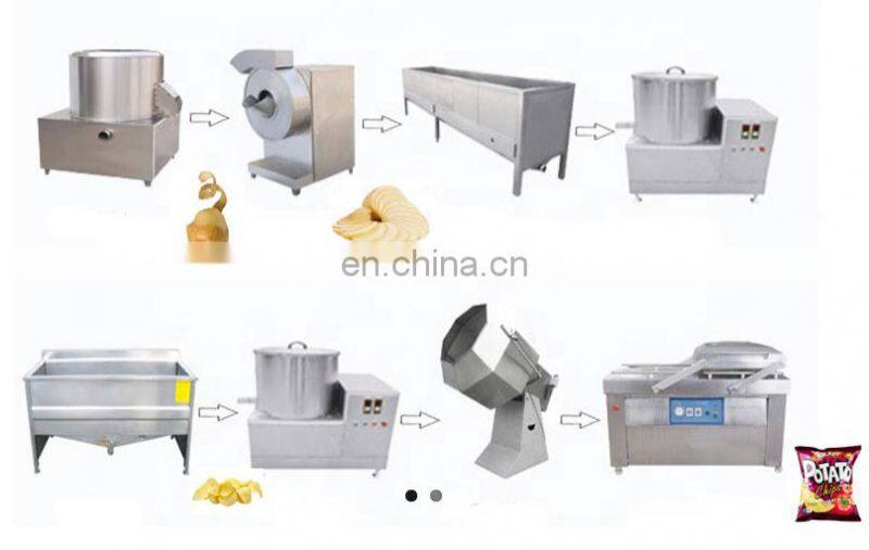Taizy High Quality Potato Chips Processing Line Frozen French Fries Machine