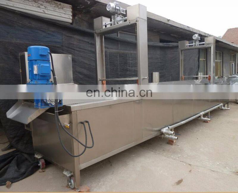 samosa frying machine continuous frying machine fryer electric or gas heating 200kg/h top quality