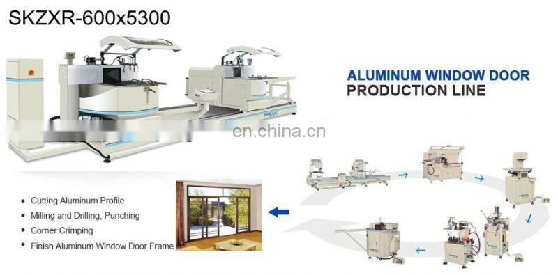 aluminium profile automatic cutting machine for aluminium door window making