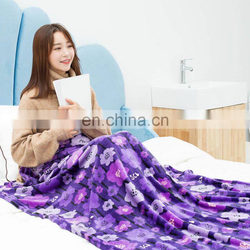 2 in 1 travel soft flannel custom travel blanket office air support pillow mink blanket throw