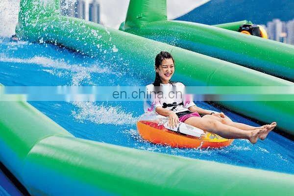 Single lane Cheap slip n slide for adult ,1000 ft slip n slide inflatable slide the city