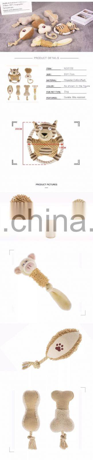 Wholesale Eco Friendly Custom Squeaker Organic Private Label Designer Pack Set Small Handmade Stuffed Pet Dog Plush Toy