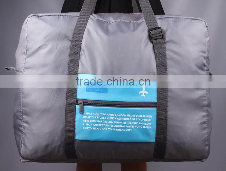 Waterproof Foldable Super Lightweight Large Capacity Storage Luggage Bag for Travel Camping, Sports Gear or Gym, Can Attach on t