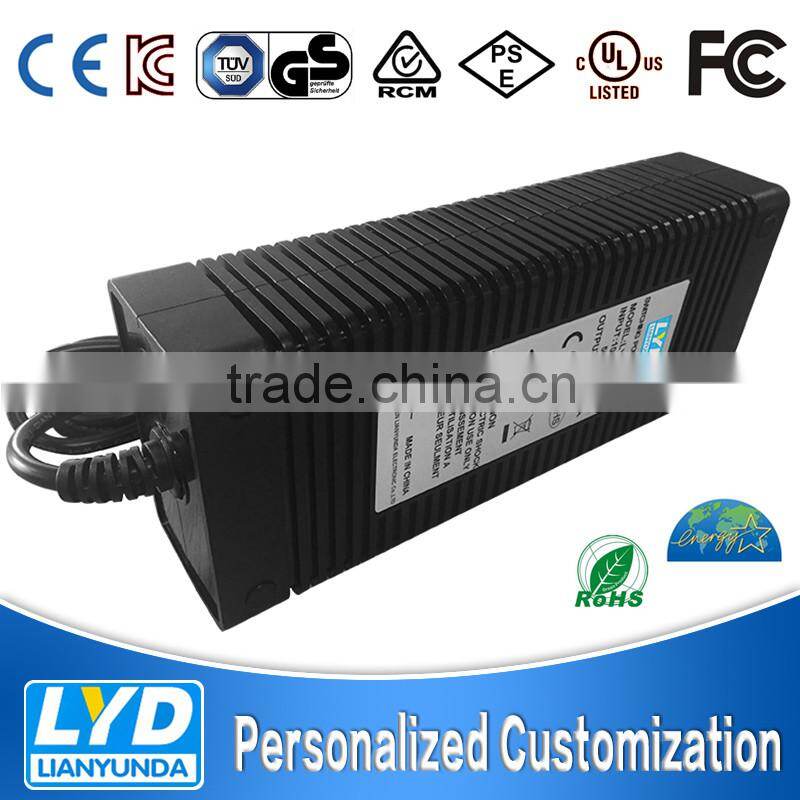 Special-use power adapter 24v 12.5a with UL CUL,CSA TUV/GS CE BS SAA,C-Tick KC PSE certifications