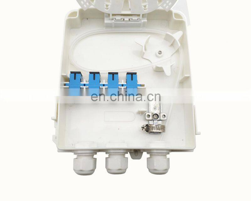 4 cores Port FTTH Fiber Optic Distribution Box Fiber Terminal Box fiber box optic distribution