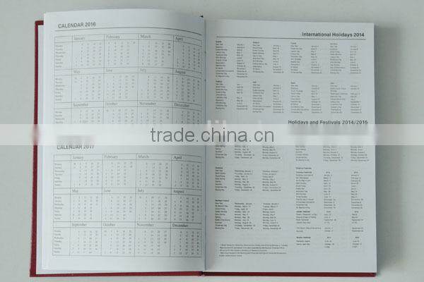 2014 daily hardcover notebook page a day Calendar Pad Pro