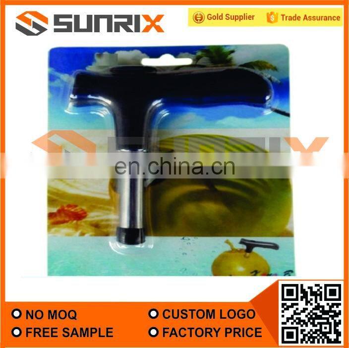 High Quality Stainless Steel Coconut Opener Drill With Plastic Handle