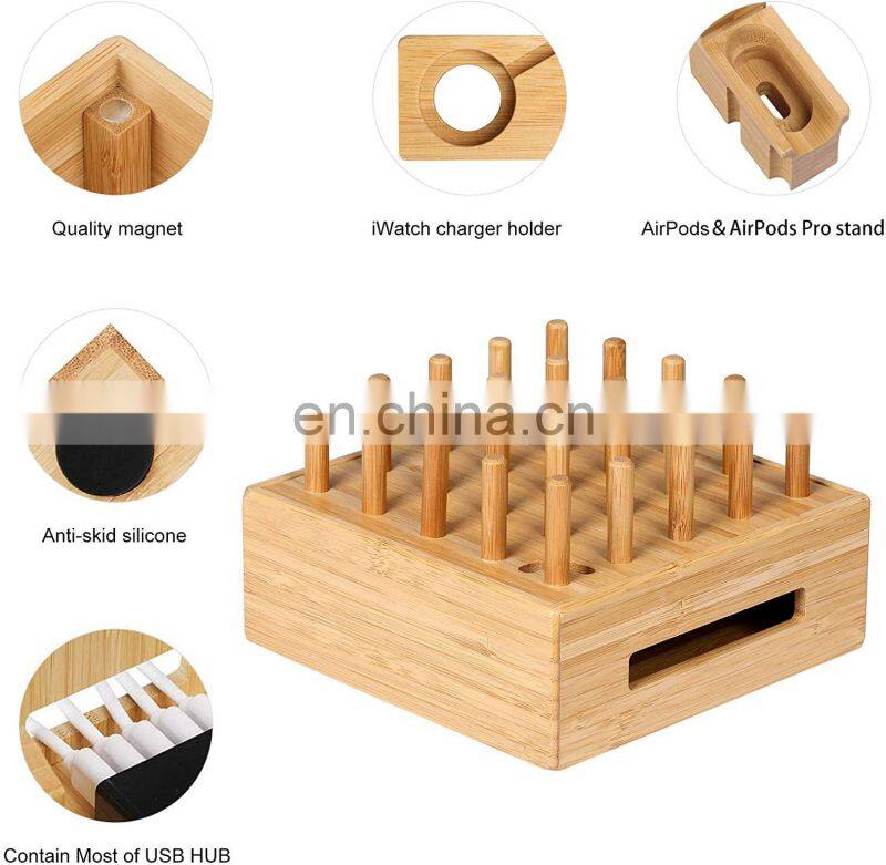 Bamboo 3 in 1 Wrap Dispenser with Cutter and Labels, Plastic Wrap, Aluminum Foil and Wax Paper Dispenser for Kitchen Drawer,