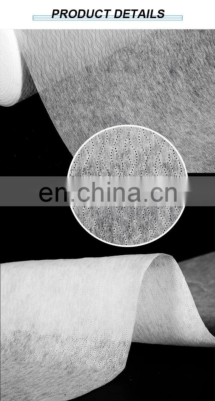 Manufacturer breathable comfortable soft skin care non-woven fabric non-woven baby diapers fabric filter cloth