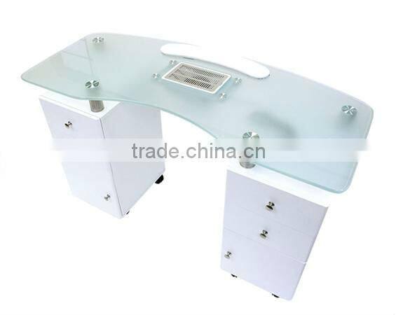 nail salon furniture pedicure table with fan