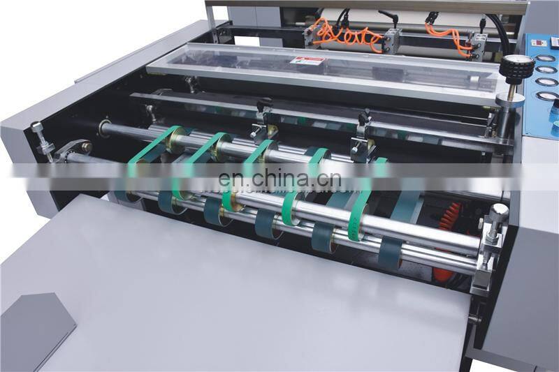YFML920B Pre-glued Double Side Split Semi-Auto Thermal Laminating Machine, art paper Glueless Bopp pet opp pvc hot Laminator