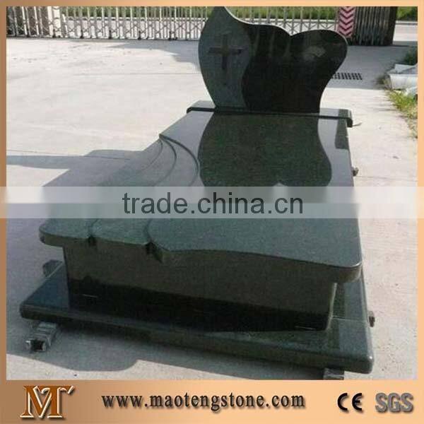 White Marble Headstone with Vases, White Marble Monument & Tombstone