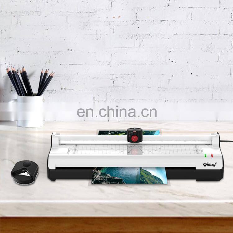 card laminator Entry width 330mm  A3 A4 plastic Hot ColdLaminator Office Laminating Machine Manual Table Pouch Laminator