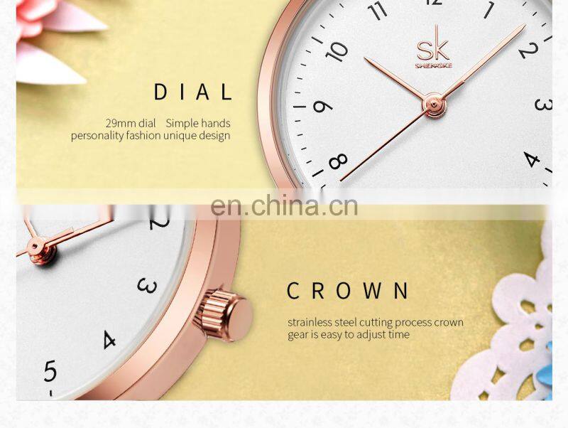SHENGKE High School Students Watchs White Children Watch Young Girls Cute Wristwatchs Dropshipping Watches