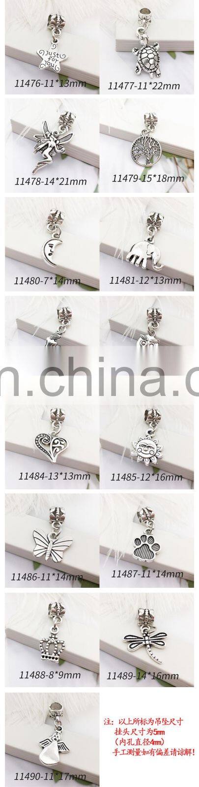 15pcs mixed Charm Handmade DIY Bracelet Pendant DIY Women Jewelry Making