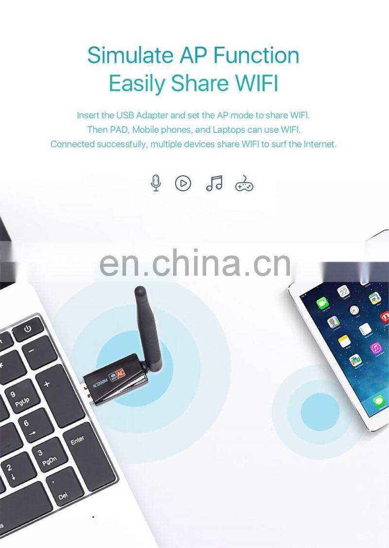 Lyngou LG518 High Quality Mini USB Wifi Adapter Antenna PC USB Wi-fi Receiver Wireless Network Card