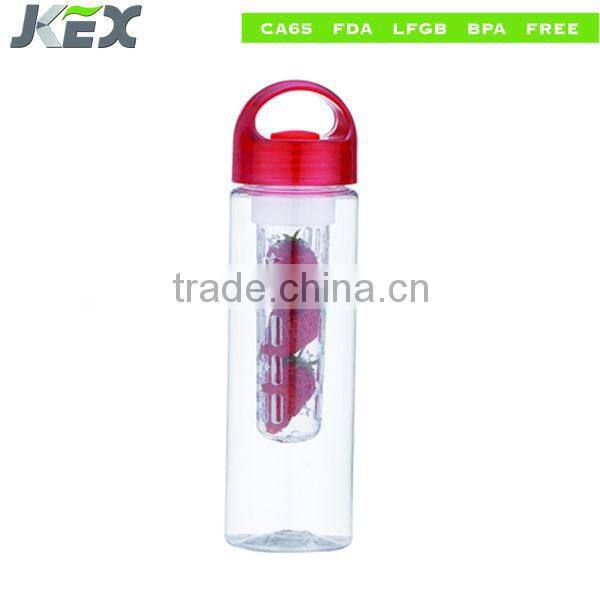 Tritan fruit infusion water bottle with FDA approval