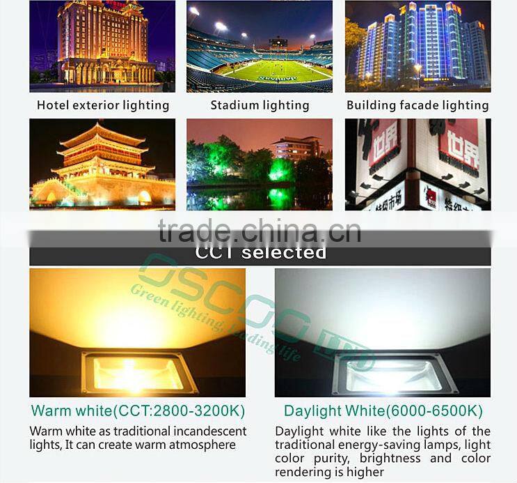 White Cover Outdoor 30W RGB LED Floodlight