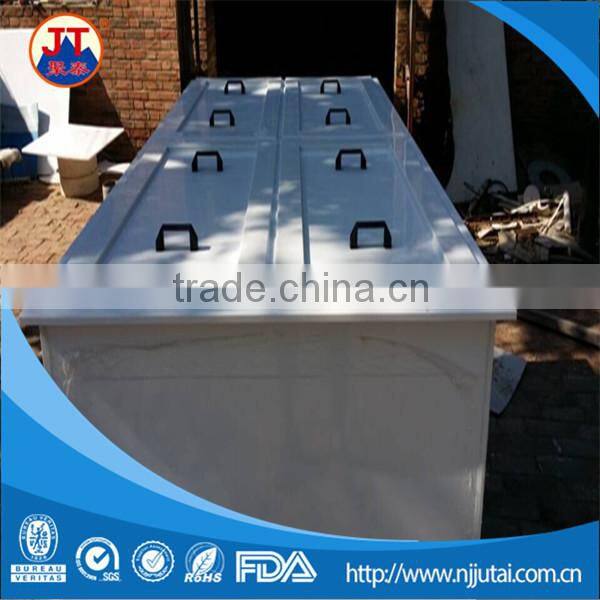 CNC drainage holes ceramic welding white PP tank