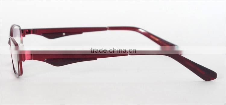 Full-rim metal material newest 2014 latest china eyeglasses optical frame manufacturing china for women