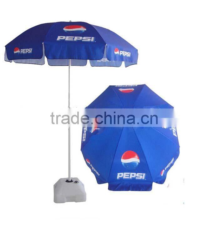 Polyester Fabric Beach Umbrella/ Fold umbrella
