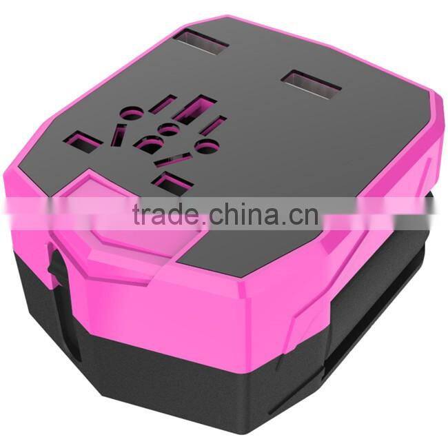 2016 Travel Power Converter Travel-Power-Converter-Adaptor Car Charger/Traver Charger Adaprter 2-in-1
