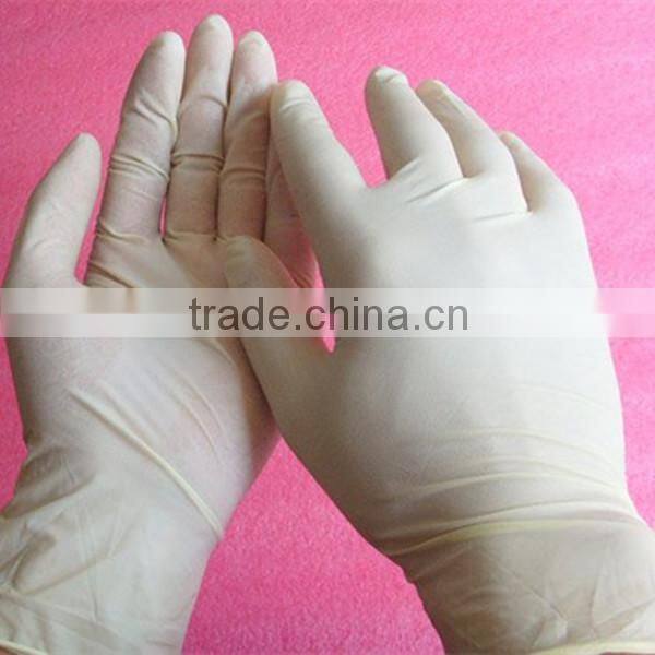 latex disposable examination gloves