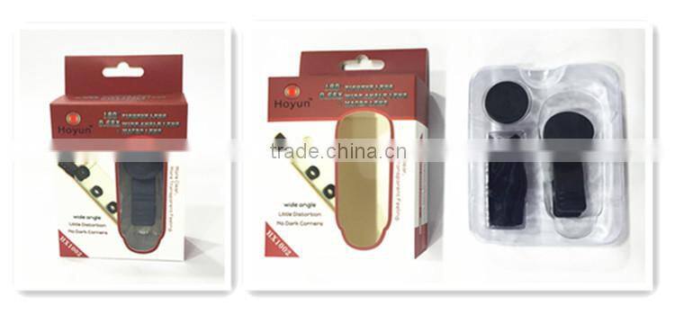 3 in 1 0.65x wide angle universal clip180 degree fisheye lens for iphone mobile phone