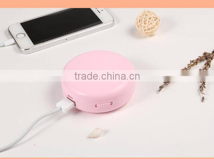 pretty rechargeable portable hand warmer mobile charger XHB-WR