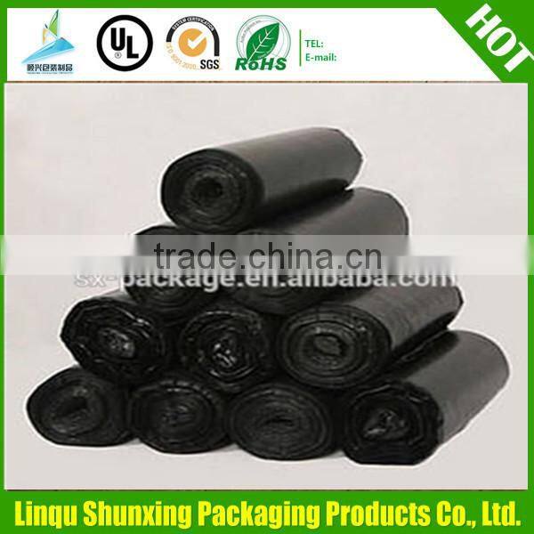 rubbish bag / colored drawstring trash garbage bags on roll