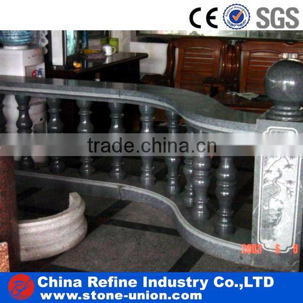 white natural stone garden pillars&barriers