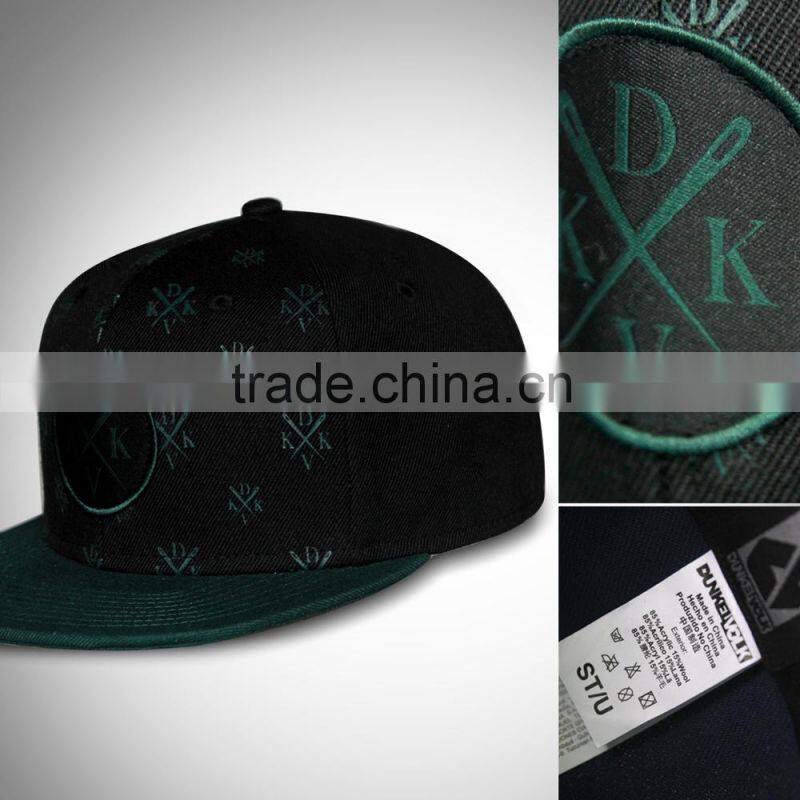 6-Panel Hat, Sublimation printing, embroidery patch, Plastic adjust buckle, Top Quality Snapback caps
