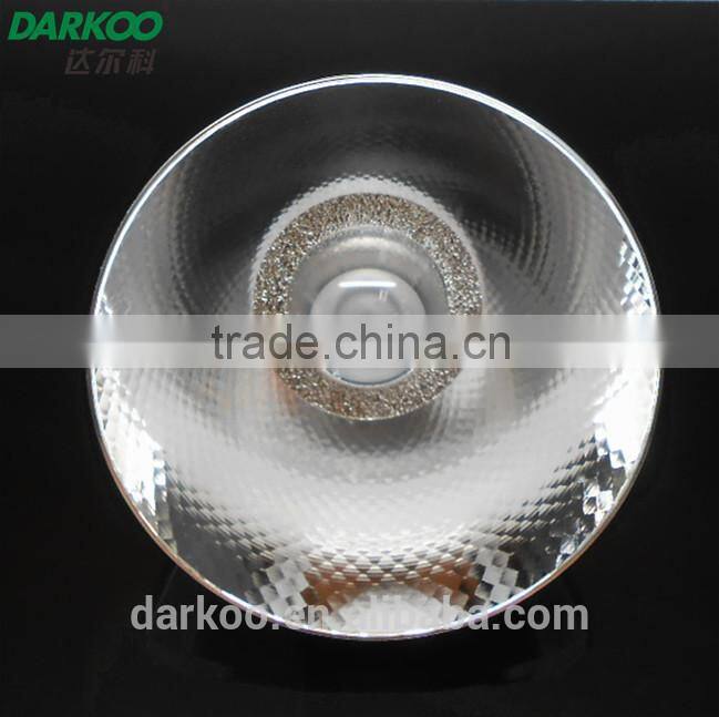 New Seoul free solder led reflector with lens COB reflector COB lens DK8512-R&L-FS for downlight 8 degree