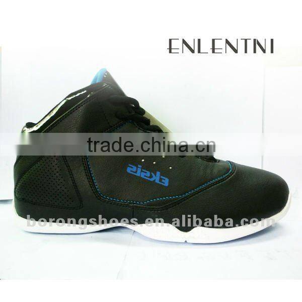 Brand new leather men basketball shoes
