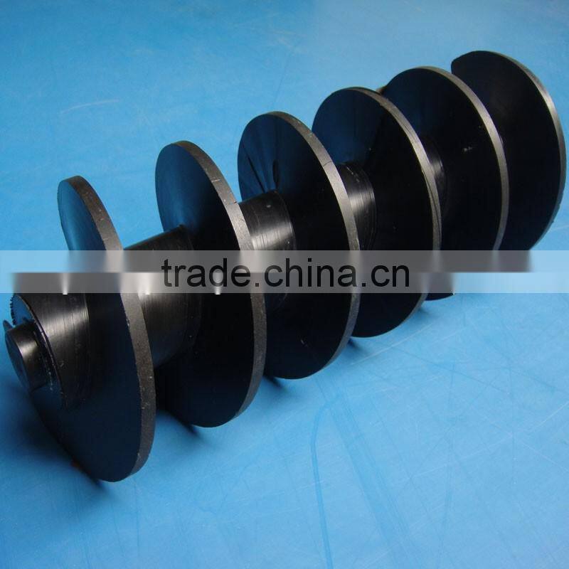 High anti-impact resistance CNC machined plastic uhmwpe conveyor screw