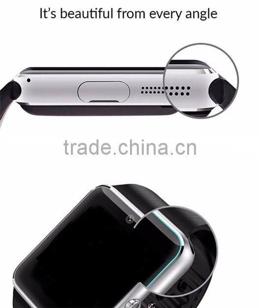 2016 Wholesale Top selling GT08 Smart Watch with SIM Card ,MTK 6260A IOS Bluetooth Smart Watch GT08 VS DZ09 Android Smart Watch