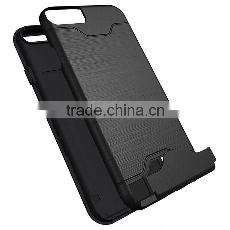 2016 case with card slots and standing function Wonderful Hard Shockproof Heavy Duty Armor Case for iphone 6 case