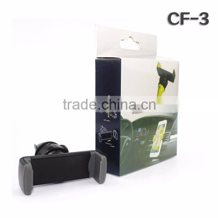 2016 Hot product Car air vent phone mount for iPhone, Samsung media player, PDA, all kinds of smart phone