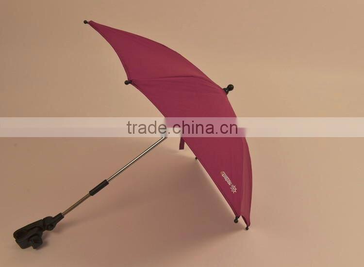 OEM high quality Baby Stroller Umbrella For Baby Car with clamp