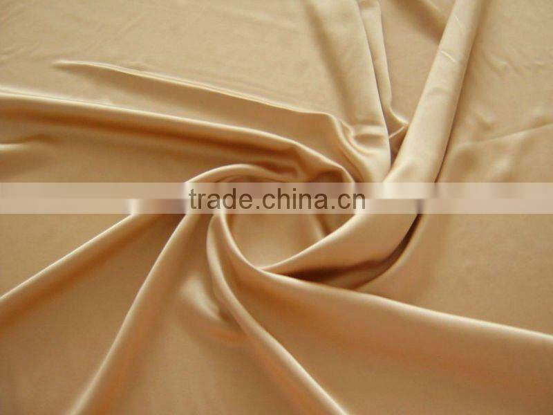 100% silk crepe satin fabric