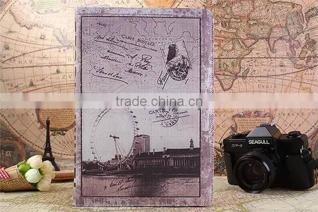 Tablet leather cover retro style case for ipad mini,for ipad mini 3/2 case