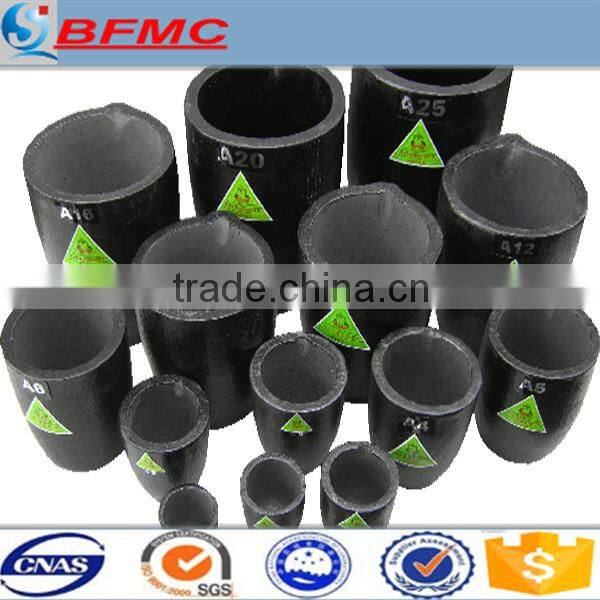 china supplier graphite assay crucible