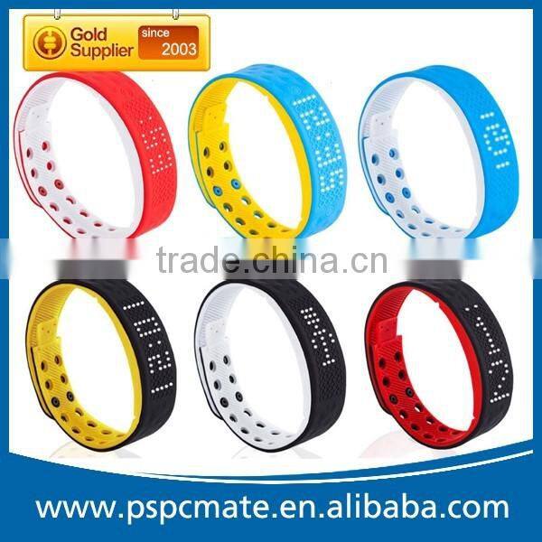 Waterproof Multifunctional LED USB Smart 3D Pedometer Sport Bracelet