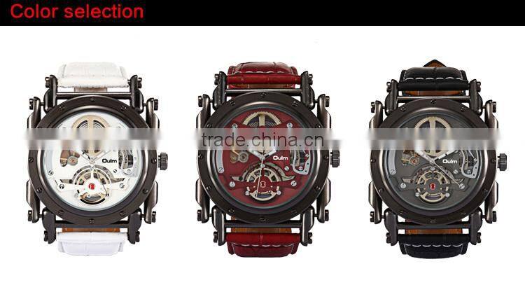Chines movt watches, unique design wristwatch, mechanical automatic watch