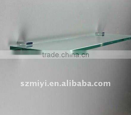 bathroom design single glass rack